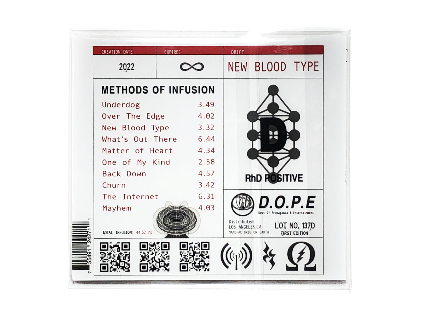 New Blood Type - CD (First Edition)